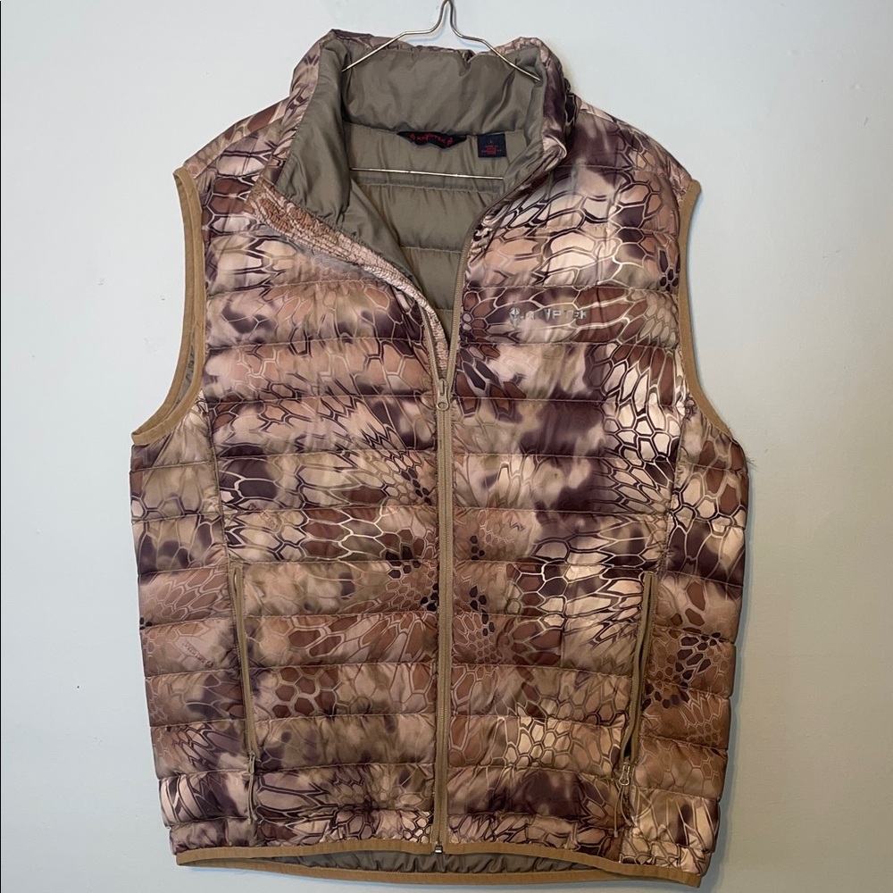 Men's Kryptek Highlander Camouflage Puffer Hunting Vest
